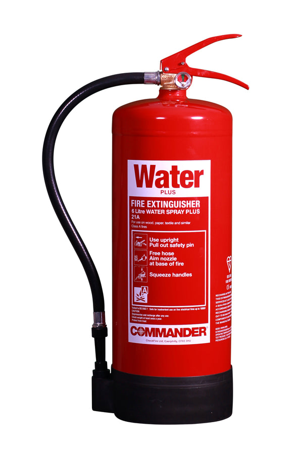 Commander 6ltr Water Plus Spray Fire Extinguisher