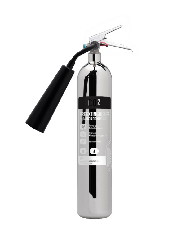 Contempo 5kg CO2 Stainless Steel Fire Extinguisher